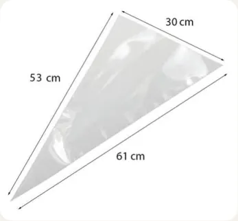 Poches à douille jetables 53 × 28 cm