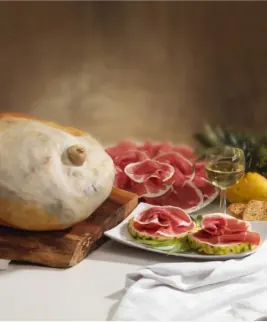 Jambon de Parme DOP 24 mois, désossé pressé