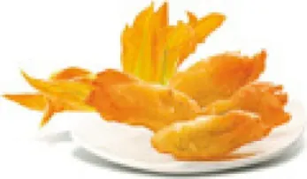Fleurs de courgette panées