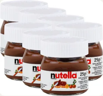 Nutella, pots verre