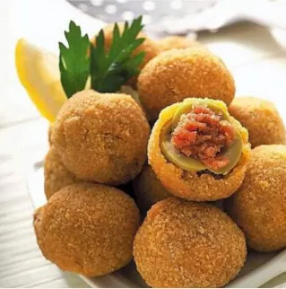 Olives farcies à l'ascolana