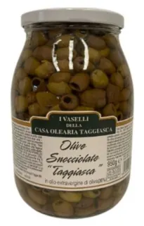 Olives taggiasche dénoyautées à l'huile VE