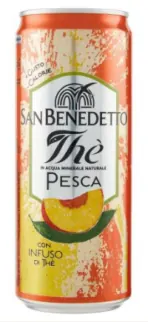 Thé San Benedetto pêche, canette