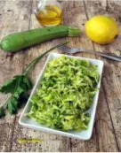 Courgettes vertes et blanches